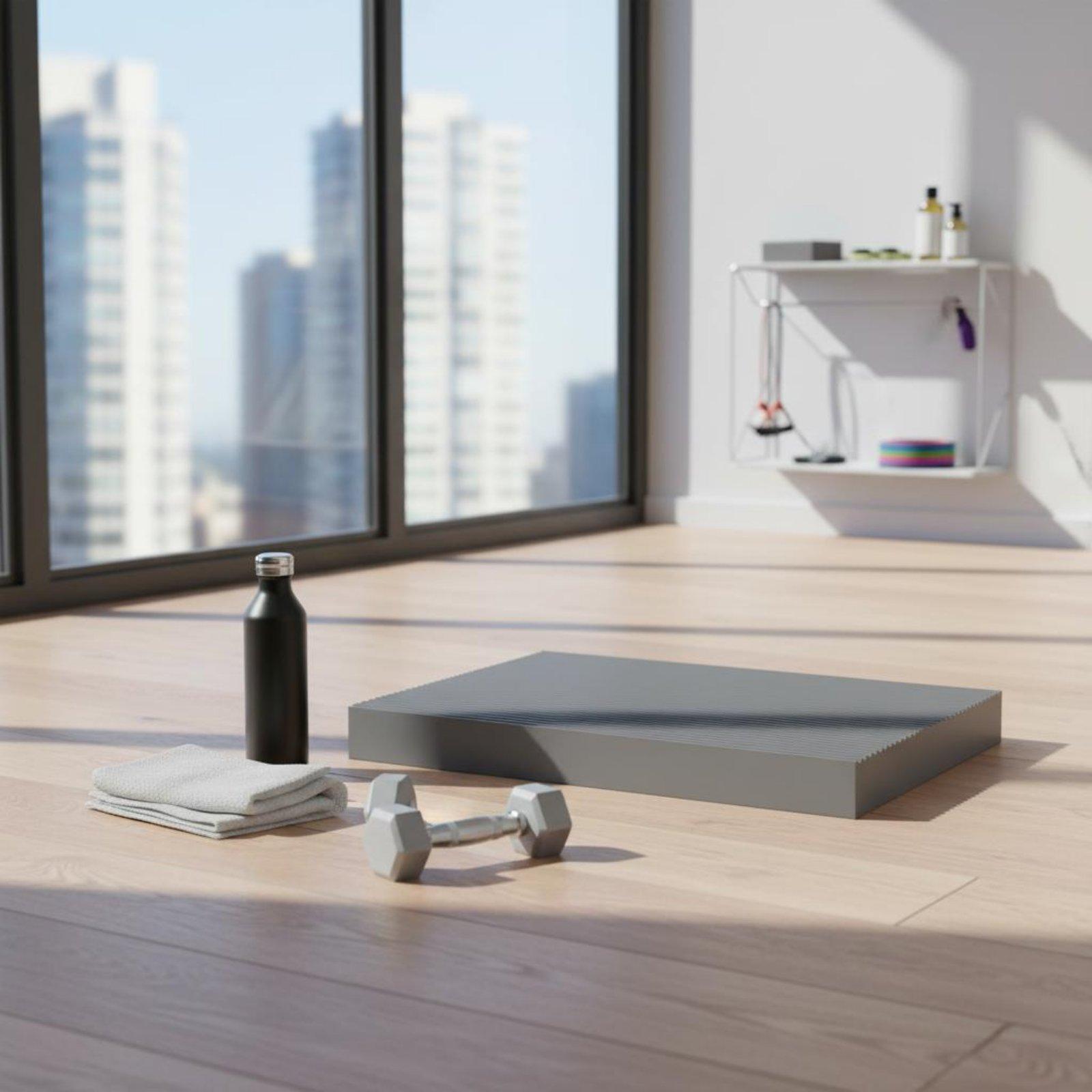 厚手のNBR製フィットネスマット。膝をついて行うエクササイズ - Pilates Yoga Joint のレビューと価格