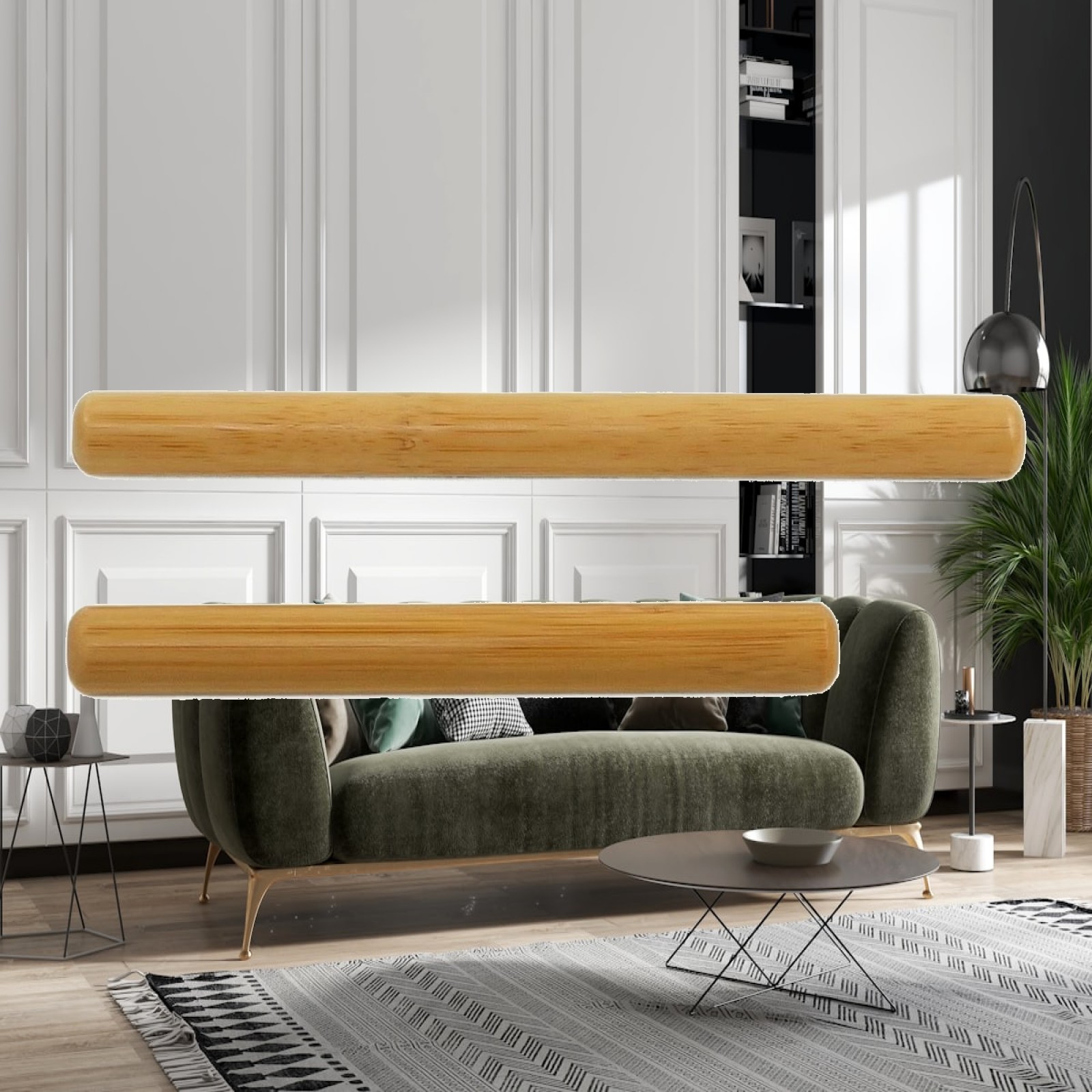 竹製ヨガ膝用セラピーロッド。体のバランスと関節の位置を整え、 - Pilates Yoga Joint のレビューと価格