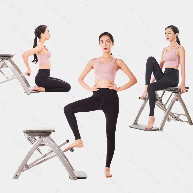ポータブルピラティスユニバーサルチェア機器ホームヨガフィット - Pilates Yoga Chair のレビューと価格