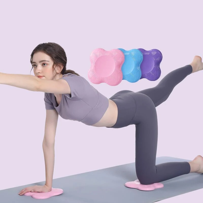 1 個ヨガ膝と肘関節保護パッドポータブルフィットネスエクササ - Pilates Yoga Joint のレビューと価格