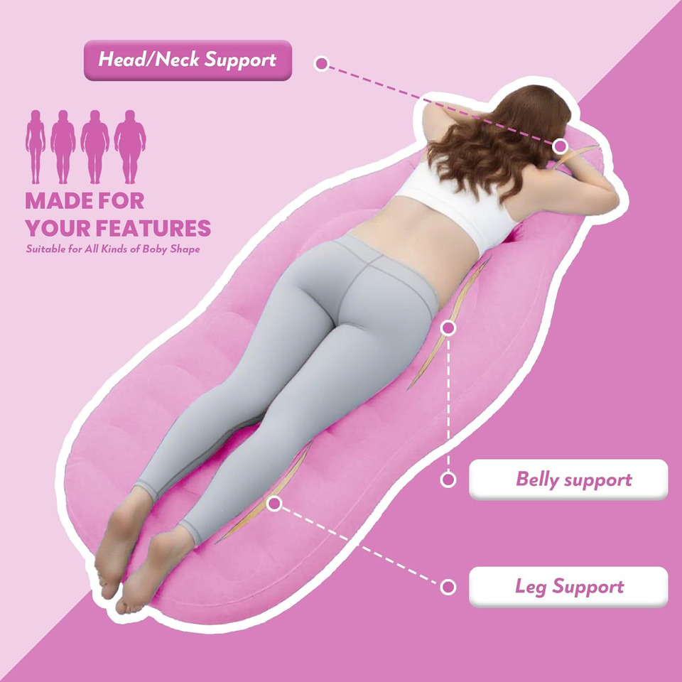 インフレータブル妊娠枕ヨガマット妊婦用インフレータブルマット - Mat Pilates Yoga のレビューと価格
