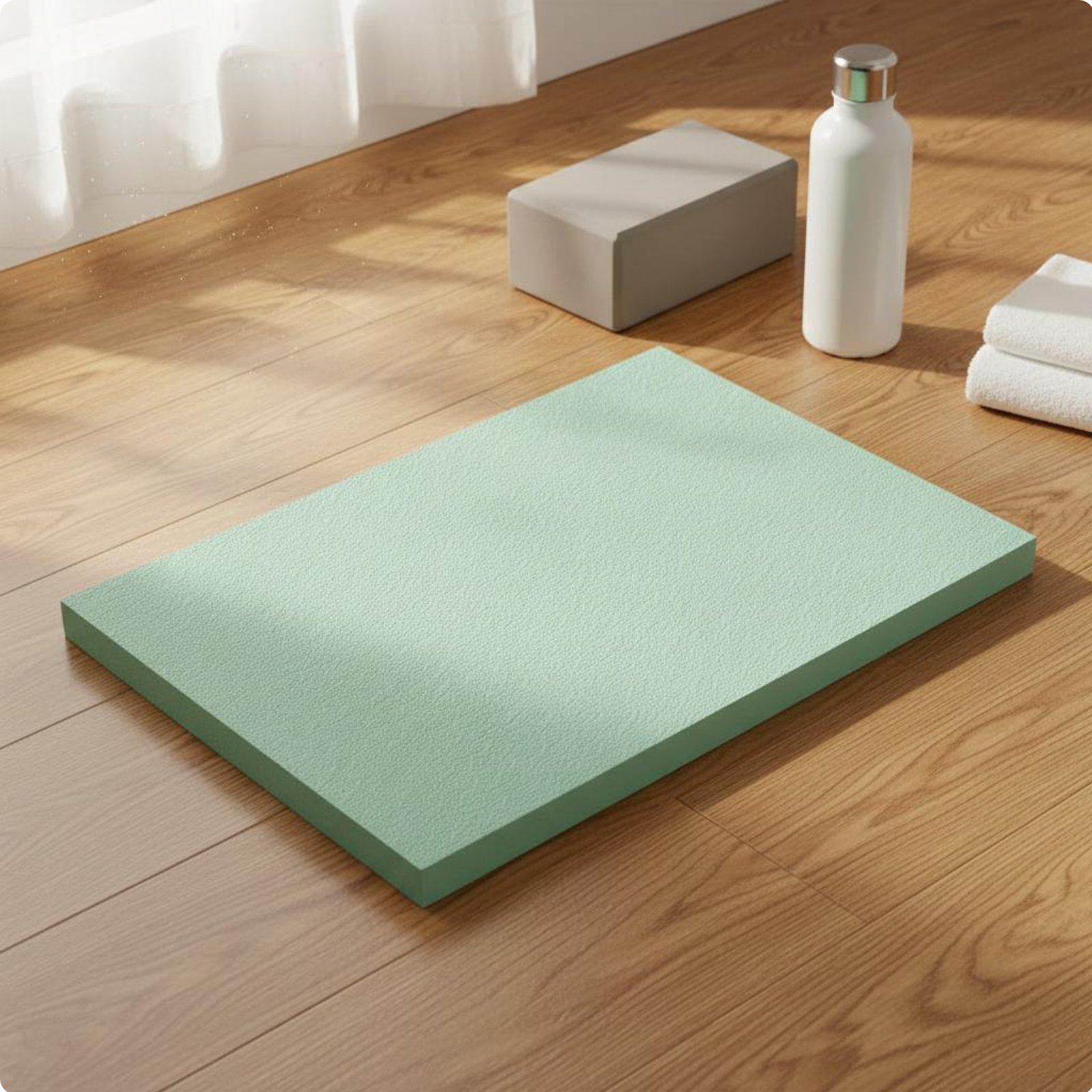4cm厚のTPE製ヨガマット。膝や肘の関節を保護し、ピラティ - Pilates Yoga Joint のレビューと価格