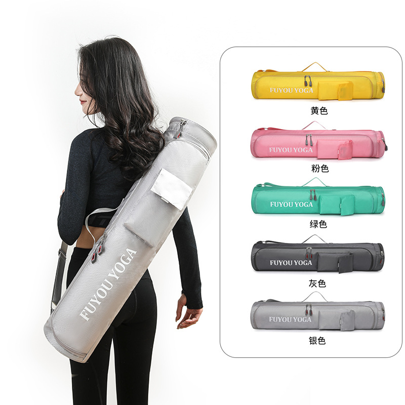 大容量ヨガマットバッグ軽量防水クロスボディジムバッグファッシ - Mat Pilates Yoga のレビューと価格