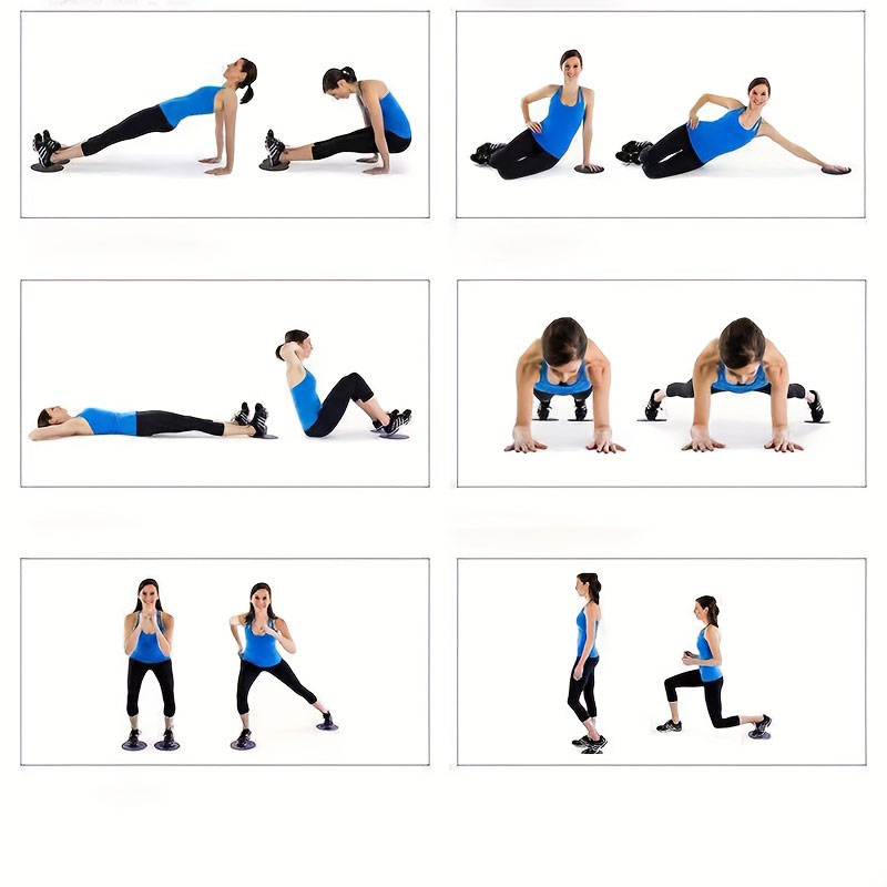 2 PC ピラティス スライド プレート ヨガ アブ フット - Mat Pilates Yoga のレビューと価格