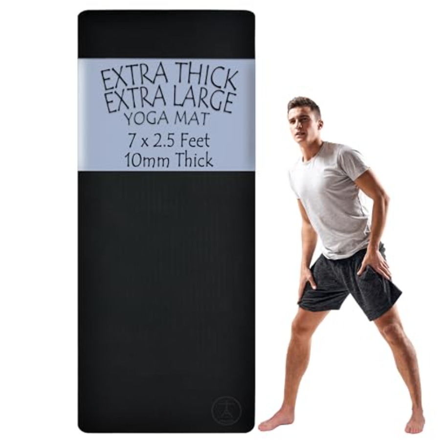 ホームワークアウト用ヨガマット、極厚10mm TPE、ブラッ - Pilates Yoga Joint のレビューと価格